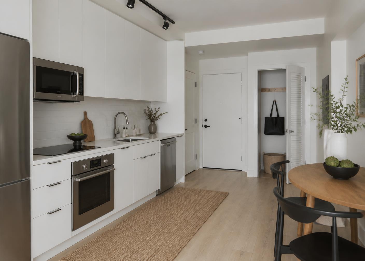 Moderne Küche einer Ferienwohnung